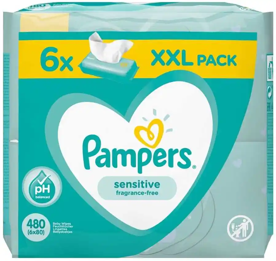 Pampers Sensitive Chusteczki Pielęgnacyjne