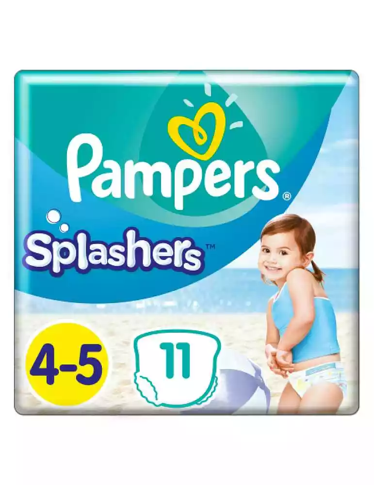 Pampers Splashers 4-5 (9-15kg) jednorazowe pieluchy do pływania Baby Shark, 11szt.