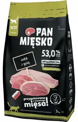 Pan Mięsko Karma dla kota Indyk z gęsią 5 kg sucha