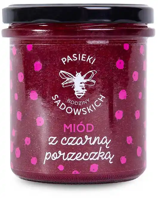 PASIEKI RODZINY SADOWSKICH Miód z czarną porzeczką 430g