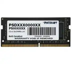 Patriot Memory DDR4 8GB 3200 CL22 Czarny Pamięć RAM 7D4832AE0HVD5B3