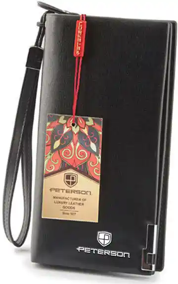 Peterson Portfel damski czarny PTN HYYT-SW002 BLACK