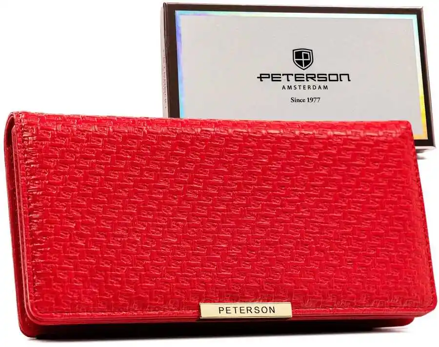 Peterson Portfel damski PTN 005-YS czerwony