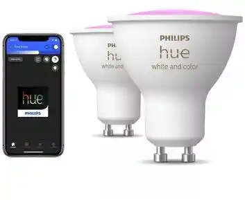 Philips Hue White and Colour Ambiance GU10 2szt. Żarówka LED