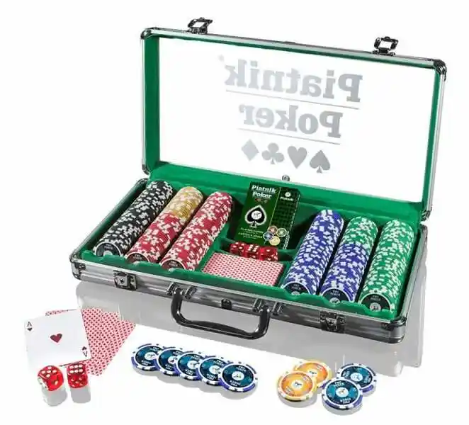 Piatnik Poker Alu-Case - 300 Żetonów 14G