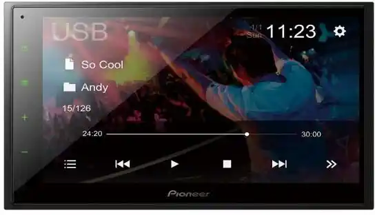 Pioneer DMH-A340DAB z USB 6,8 4x50W Bluetooth Radioodtwarzacz samochodowy 2DIN