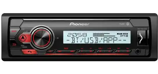 Pioneer MVH-MS510BT z USB 4x50W Bluetooth Radioodtwarzacz samochodowy 1DIN