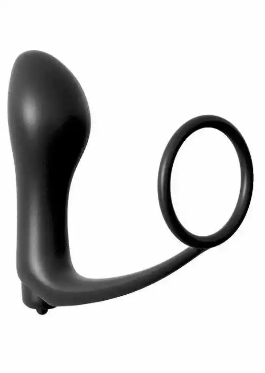 Pipedream Anal Fantasy Ass-Gasm Cockring Vibrating Plug Black