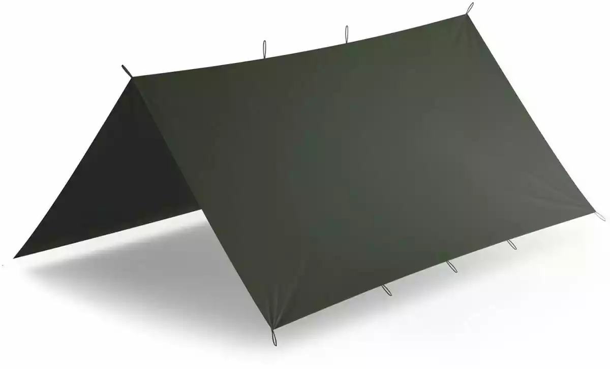 Płachta biwakowa Helikon Supertarp oliwkowa PO-STP-PO-02