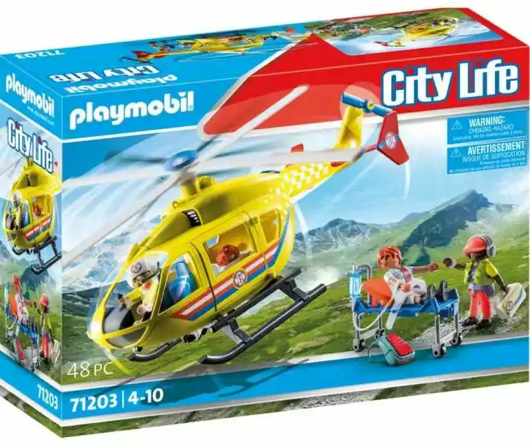 Playmobil Helikopter ratunkowy 71203