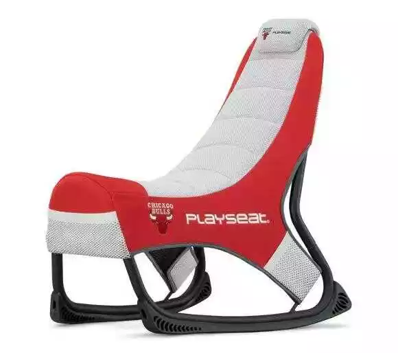 Playseat Champ NBA-Chicago Bulls Gamingowy do 122kg Tkanina Czerwono-biały