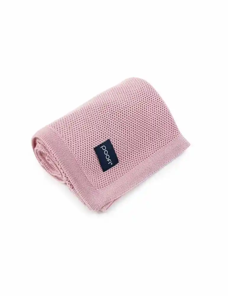 Poofi Kocyk bambusowy Faro Vintage pink