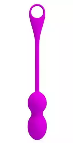 Pretty Love Elvira Purple Kegel Balls - Kulki gejszy, fioletowe