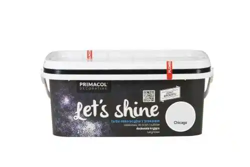 Primacol DECORATIVE Farba Let s shine 2 l Chicago - Farba z brokatem