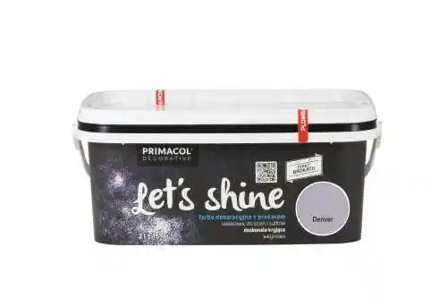 Primacol DECORATIVE Farba Let s shine 2 l Denver - Farba z brokatem