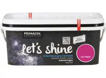 Primacol DECORATIVE Farba Let s shine 2 l Las Vegas - Farba z brokatem