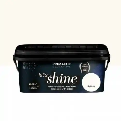 Primacol DECORATIVE Farba Let s shine 2 l Sydney - Farba z brokatem