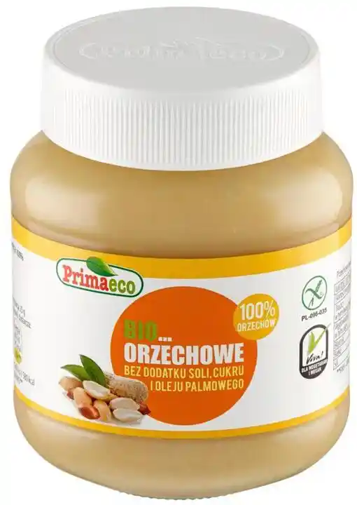 Primaeco BIO Pasta orzechowa z prażonych orzeszków arachidowych 100 procent 360g