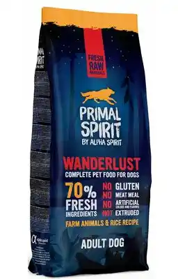 Primal Spirit 70 Wanderlust karma dla psów - 12 kg