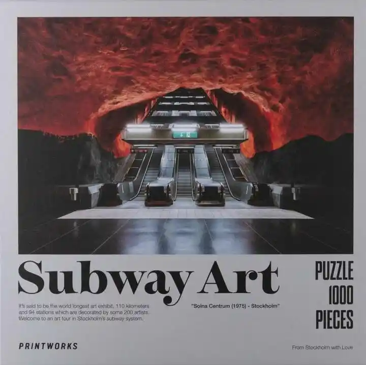 Printworks Puzzle 1000 Subway Art Fire