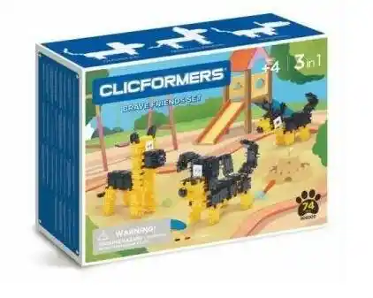 Pro Kids Klocki Clicformers Brave Friends 74 el