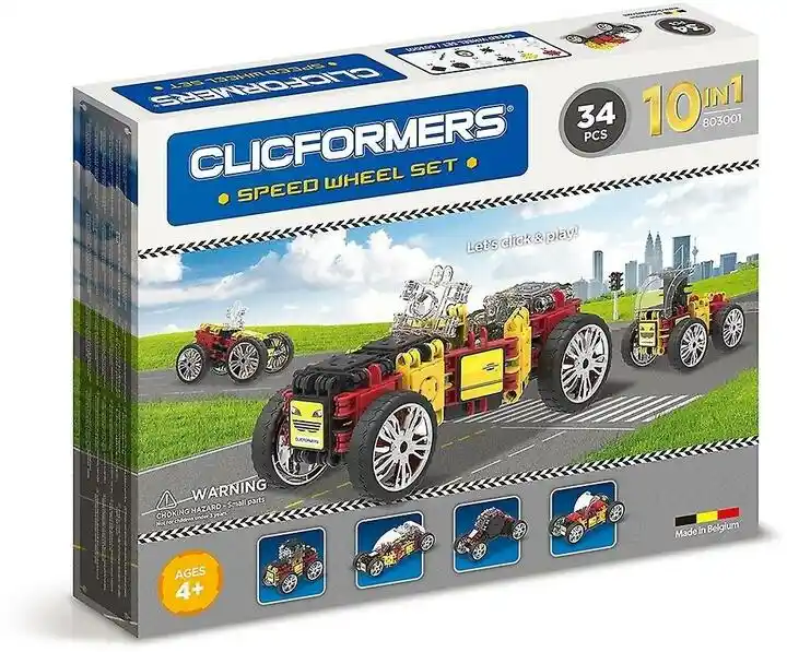 Pro Kids Klocki Clicformers Speed Wheel 34 el