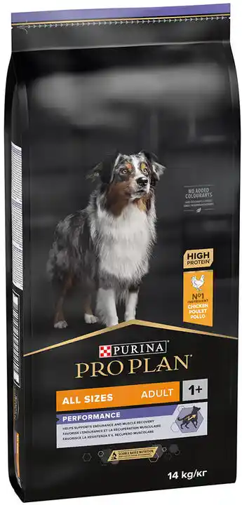 Pro Plan PURINA All Size Adult Performance, kurczak i ryż - 14 kg