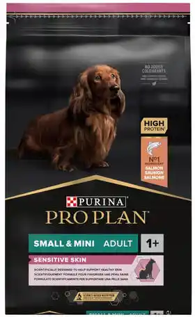 Pro Plan PURINA Small & Mini Adult Sensitive Skin, łosoś i ryż - 7 kg