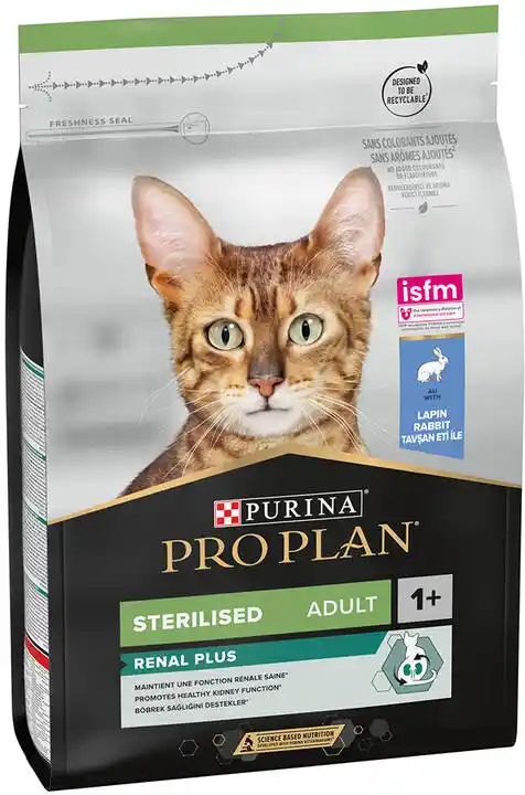 Pro Plan PURINA Sterilised Adult Renal Plus królik - 3 kg karma sucha