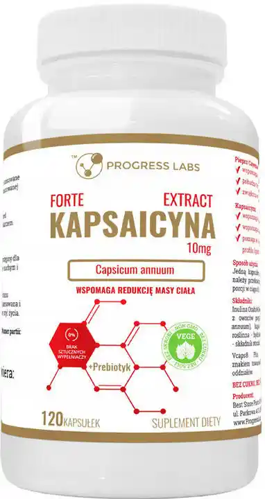 Progress Labs Kapsaicyna Forte Extract 10Mg Suplement diety 120 kaps.