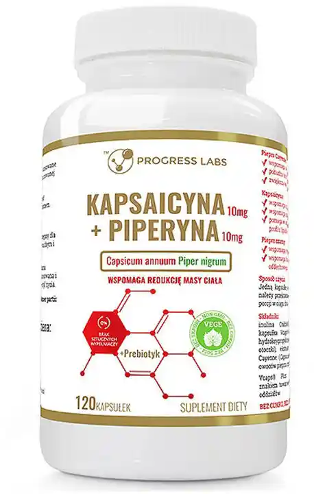 Progress Labs Kapsaicyna plus Piperyna 120caps