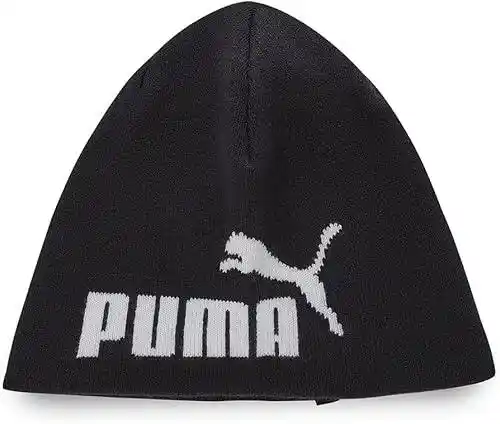 Puma czapka kolor granatowy z cienkiej dzianiny 25636