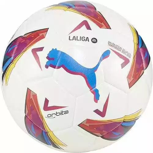 Puma Piłka Nożna Orbita LaLiga 1 FIFA Quality Ball 084107-01 Rozmiar 5 Biała