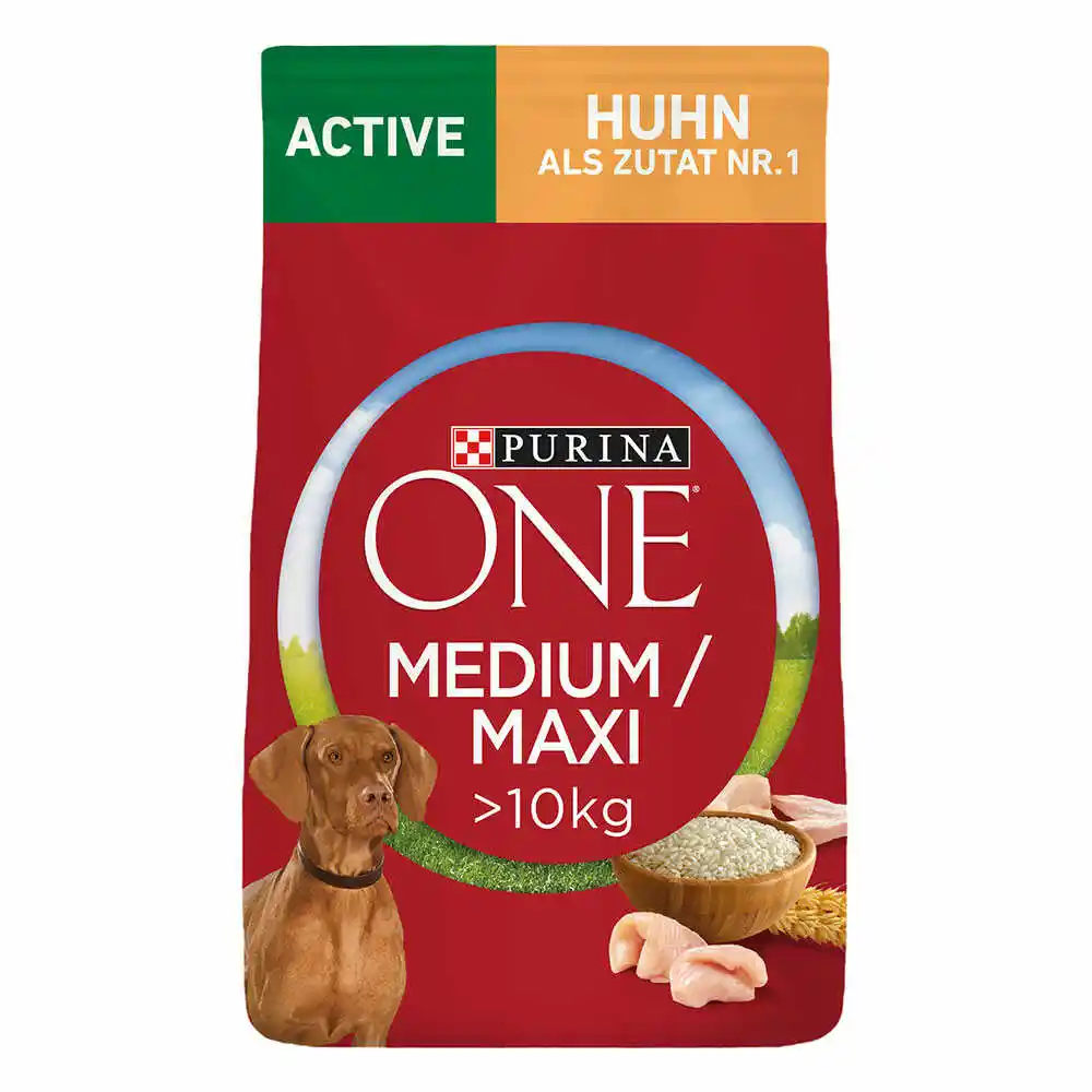 Purina One Medium/Maxi Active, kurczak - 7 kg