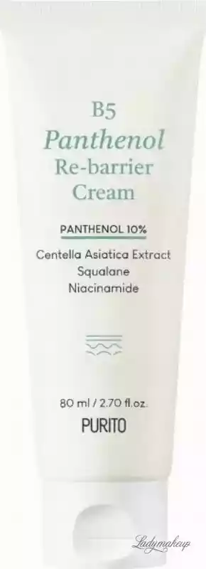 Purito B5 Panthenol Re-barrier Cream Regenerujący krem z pantenolem 80ml