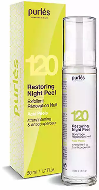 Purles 120 Restoring Night Peel Eksfoliujący krem wzmacniający 50ml