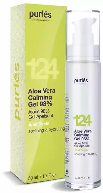 Purles 124 Aloe Vera Calming Gel 98% Kojący żel aloesowy 50ml