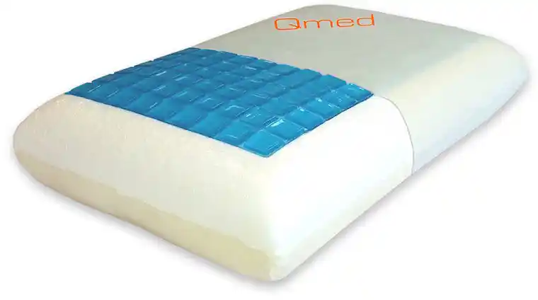 Qmed Poduszka ortopedyczna z żelem chłodzącym - PAMIĘĆ KSZTAŁTU (Comfort Gel Pillow)