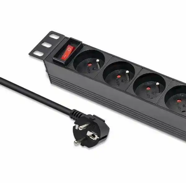 Qoltec Listwa zasilająca PDU do RACK 10 1U 16A 4xFrench 1.8m