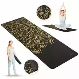 Queenfit Mata do ćwiczeń, jogi Tpe Mandala 0,5cm