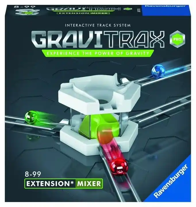 Ravensburger 5x Gravitrax Zestaw Pro tor kulkowy Karuzela Mixer Helix kulki gra Dodatek