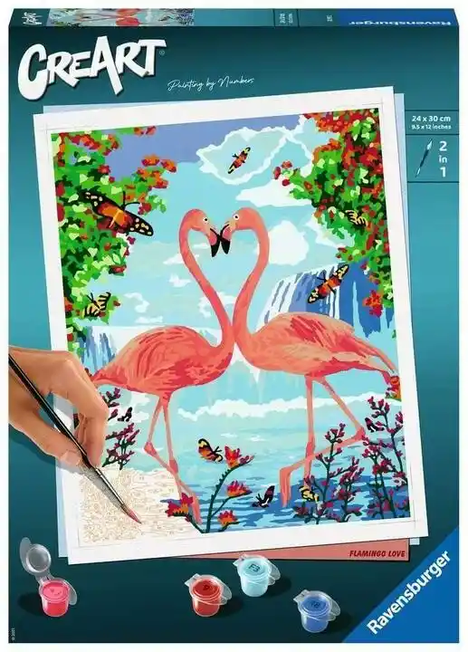 Ravensburger Malowanie Po Numerach CreArt Flamingi