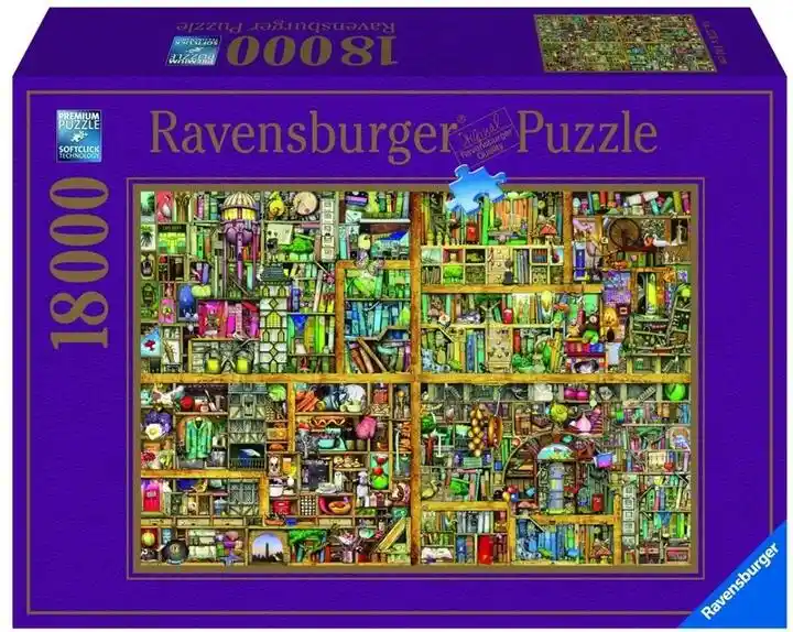 Ravensburger PUZZLE 18000 Półka z książkami