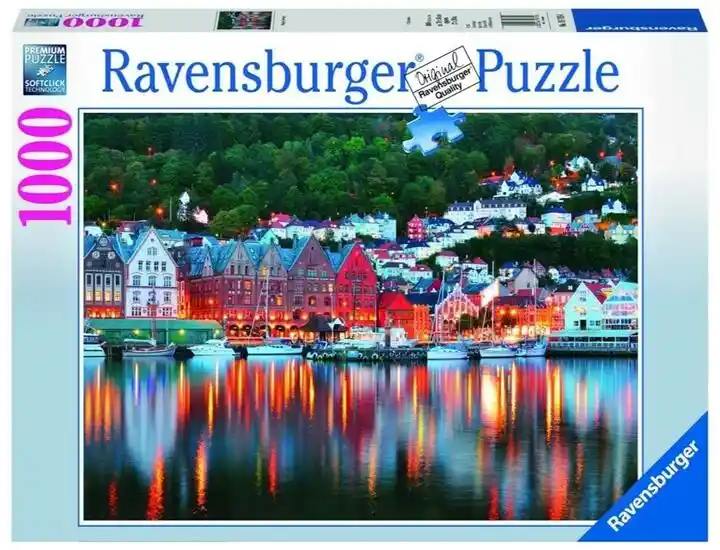 Ravensburger Puzzle 19715 Bergen Norwegia 1000 El