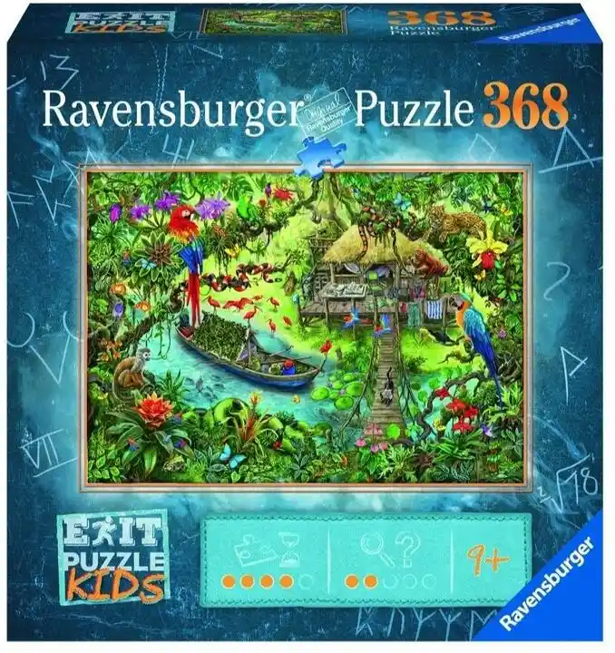 Ravensburger PUZZLE 368 EXIT WYPRAWA DO DżUNGLI