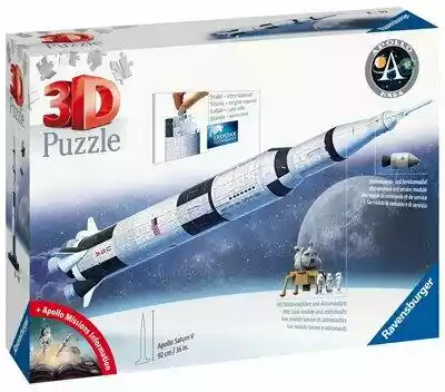 Ravensburger Puzzle 3D Apollo Saturn V 11545 (504 elementów)