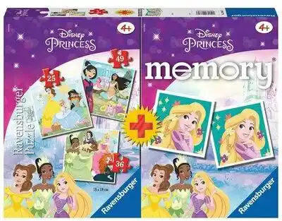 Ravensburger Puzzle Disney Princess 20864 (110 elementów) + memory