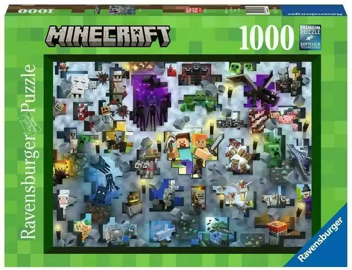 Ravensburger Puzzle Minecraft Challenge 17188 (1000 elementów)