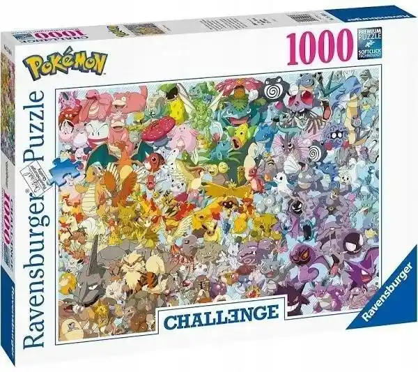 Ravensburger Puzzle Premium Challenge Pokemon (1000 elementów)