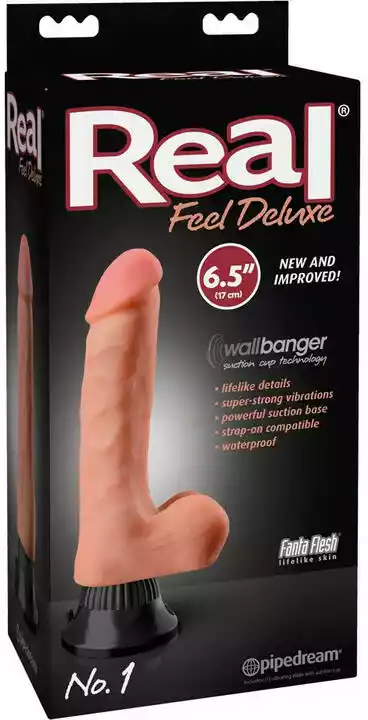 Real Feel Deluxe No.1 - wibrator do jąder (naturalny)